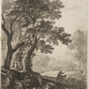 L’Ânier – Gravure d’Herman van Swanevelt (Reproduction XIXe)