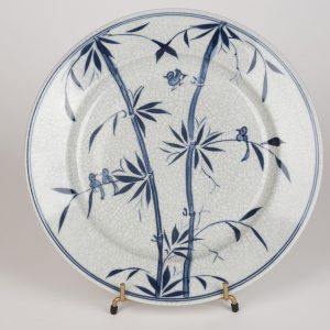 Lot de 8 Assiettes en porcelaine chinoise bleu et blanc - Style Yongle