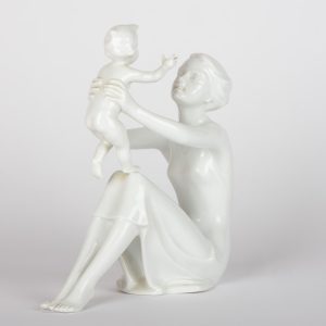 Statuette en porcelaine Kaiser “Mère et enfant”