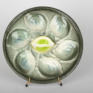 Lot de 4 assiettes à huîtres Saint Clément