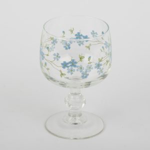 Lot de 6 verres à eau vintage - Myosotis Véronica Arcopal/Luminarc