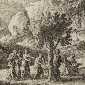 Adonis Maît de Mira – Reproduction 19ᵉ d’une gravure ancienne de Herman van Swan