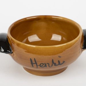 Bol à oreilles "Henri" en céramique de Vallauris - Paul Bain