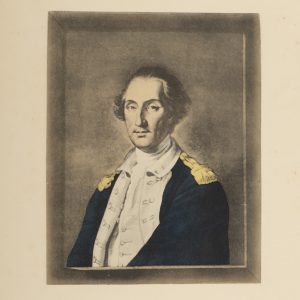 Lithographie ancienne (1926) – Portrait de George Washington