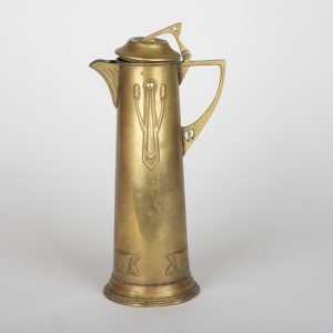 Verseuse en laiton Art Nouveau