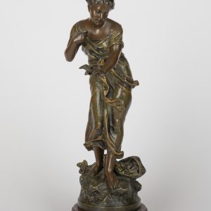 “Printemps” - Sculpture par Auguste Moreau