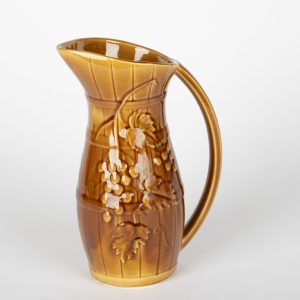 Pichet en céramique brune - Sarreguemines