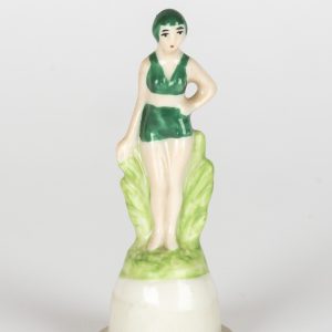 Baigneuse en Porcelaine Art Déco Années 1920