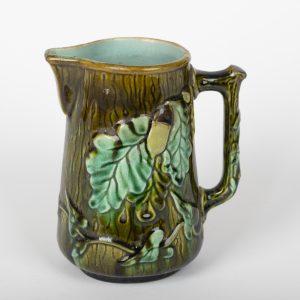 Pichet en Barbotine Style Art Nouveau - Hauteur 17 cm